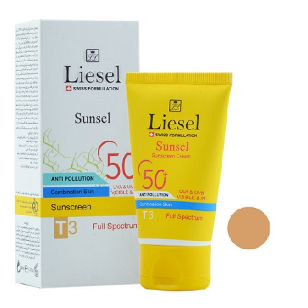 LIESEL T3 Sunsel Combination Skin Sunscreen Cream SPF+50